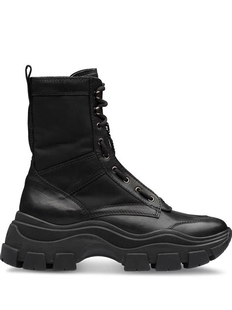 botas prada militar|FARFETCH .